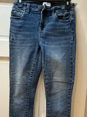 Women's Blue Stretch Slim Jeans -